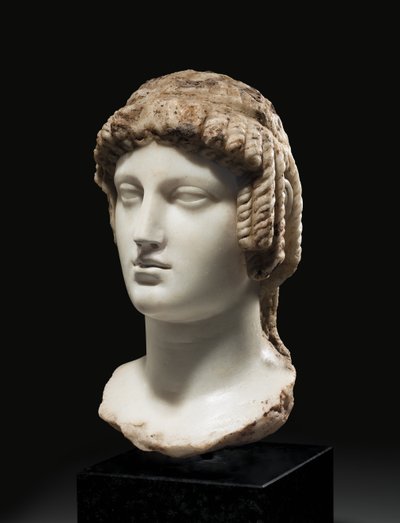 Busto di Iside, c.2°-1° secolo a.C. da Egyptian Ptolemaic Period