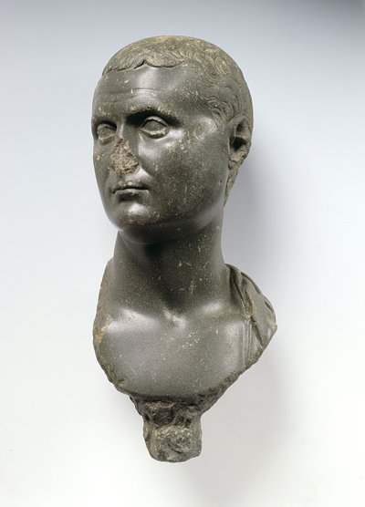 Busto di un nobile romano, detto Marco Antonio (c.82-30 a.C.), possibilmente da Alessandria, Egitto, 50 a.C. - 50 d.C. da Egyptian Ptolemaic Period