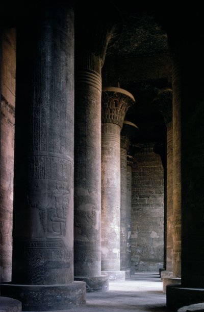 Sala Ipostila del Tempio di Khnum da Egyptian Ptolemaic Period