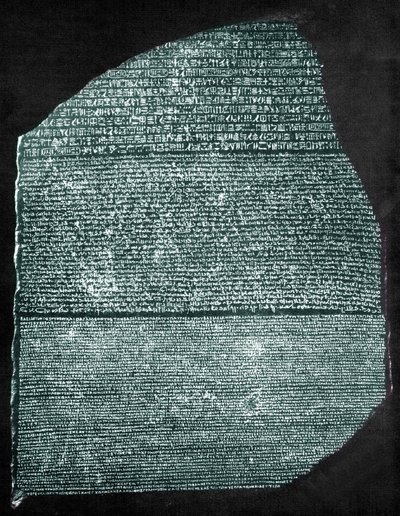 La Stele di Rosetta da Egyptian Ptolemaic Period