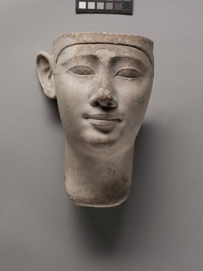 Testa votiva di un re, 305-246 a.C. da Egyptian Ptolemaic Period