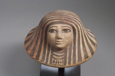 Coperchio di vaso canopo, Nuovo Regno da Egyptian School