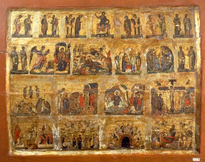 Deesis Row e le Dodici Grandi Feste da Egyptian School