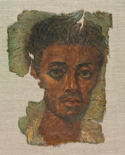 Ritratto funerario di un uomo, c.138-192 da Egyptian School