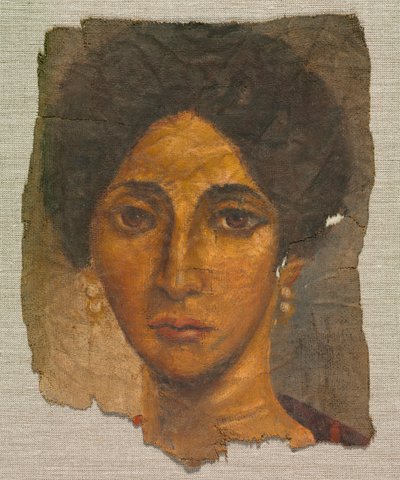 Ritratto funerario di una donna, c.138-192 da Egyptian School