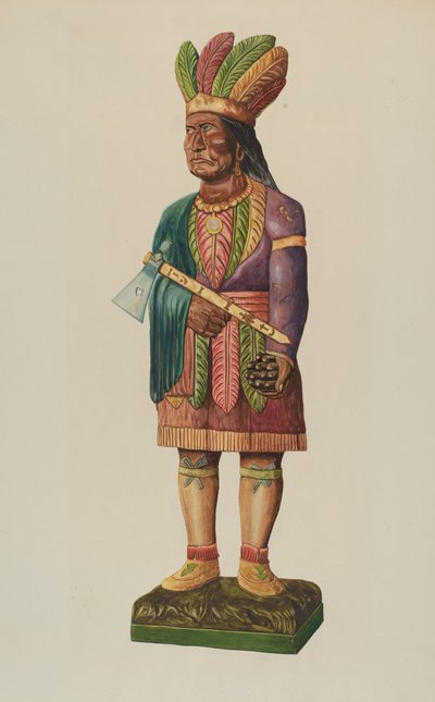 Indiano del Negozio di Sigari da Einar Heiberg