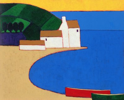 Baia nella Bretagna Meridionale da Eithne Contemporary Artist Donne