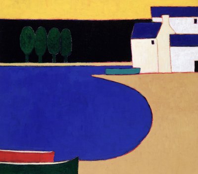 Baia vicino a Ste. Marie, Bretagna da Eithne Contemporary Artist Donne