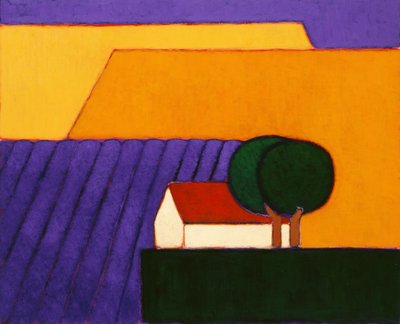 Campo di Lavanda, Provenza da Eithne Contemporary Artist Donne