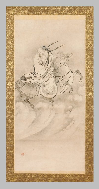 Chokoro a cavallo da Eitoku Kano