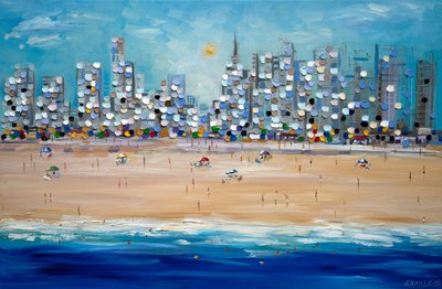 Una spiaggia urbana piena di vita da Ekaterina Ermilkina