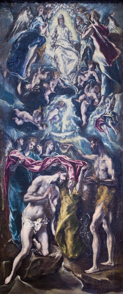 Il battesimo di Cristo da El (1541 1614) Greco