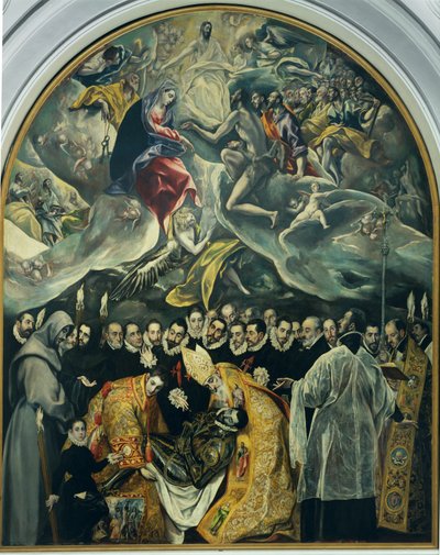 La sepoltura del conte di Orgaz da El (1541-1614) Greco