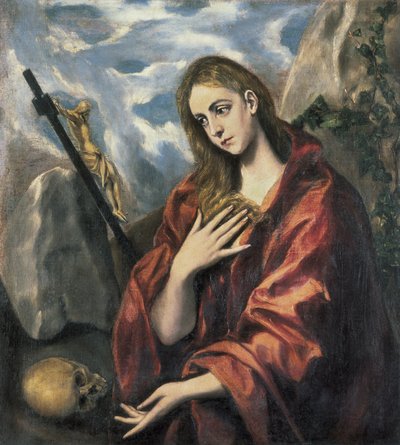 Maria Maddalena in penitenza. 1585-1590 da El Greco