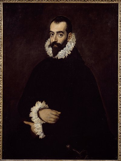 Presunto ritratto del Duca di Benavente. Dipinto di Domenikos Theotokopoulos detto El Greco (1541-1614) da El Greco