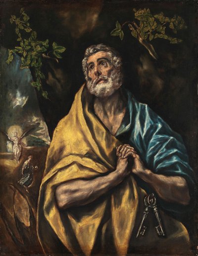 San Pietro pentito, c.1590 da El Greco