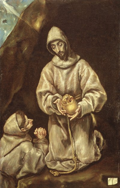 Monaco in meditazione da El Greco