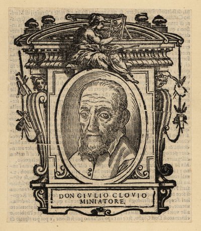 Ritratto di Giorgio Giulio Clovio, miniatore, miniaturista e pittore nato in Croazia, attivo nel Rinascimento italiano da El Domenico (after) Greco