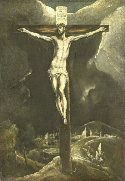 Cristo sulla croce da El Greco (workshop of)