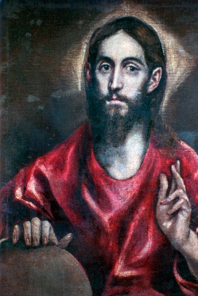Cristo benedicente il Salvatore del Mondo, XVII secolo da El Greco