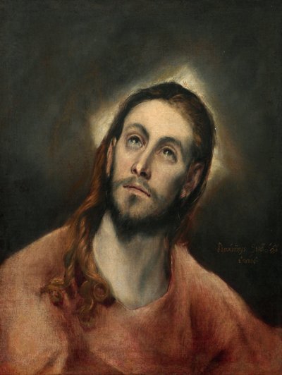 Cristo in preghiera da El Greco