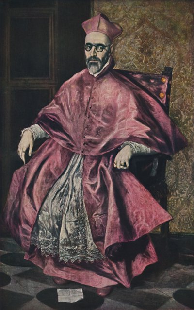 Don Fernando Nino De Guevara, Ritratto del Cardinale Nino de Guevara, 1598, 1938 da El Greco