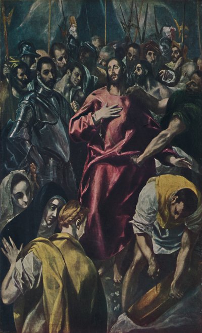 Espolio Entkleidung Christi., Spogliazione di Cristo, c1577-1579 da El Greco