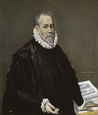 Ritratto di un medico, 1582-1585 da El Greco