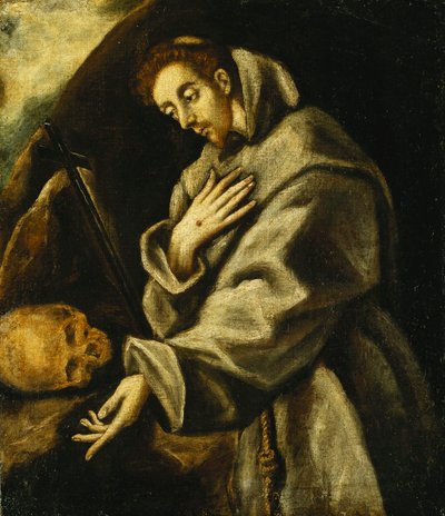 San Francesco in meditazione da El Greco