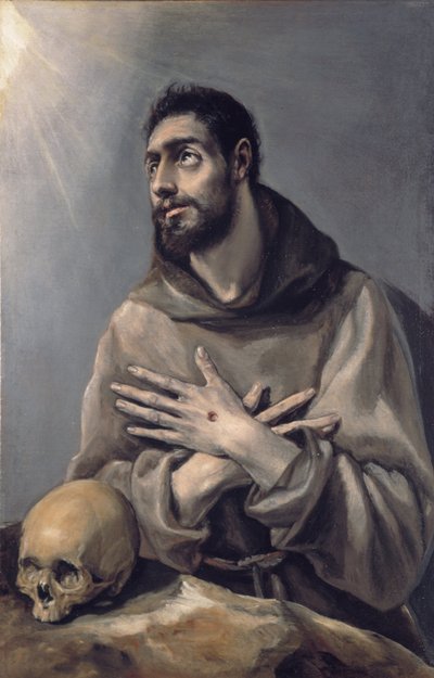 San Francesco in estasi, c. 1580 da El Greco