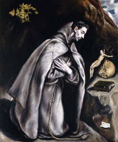 San Francesco in meditazione da El Greco