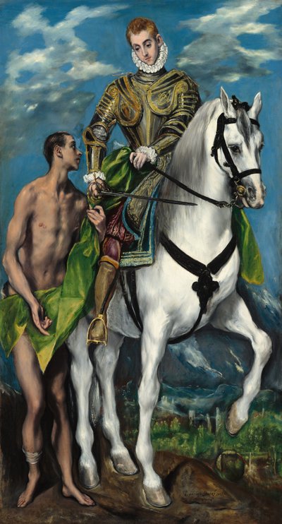 San Martino e il mendicante da El Greco