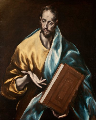 Spagnolo:  El apóstol Santiago el Menor Apostolo San Giacomo il Minore da El Greco