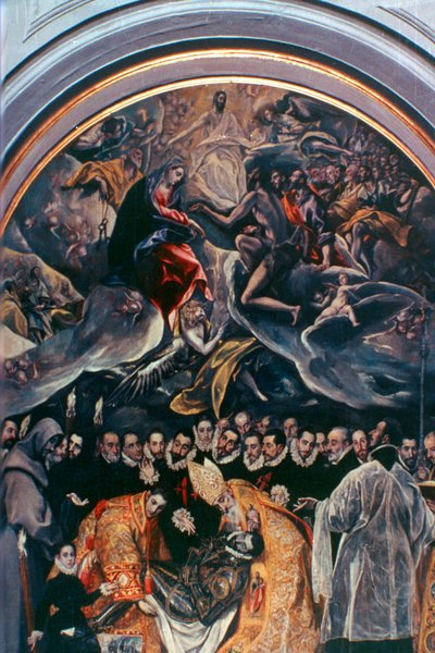 La sepoltura del conte Orgaz (dettaglio), 1586-1588 da El Greco