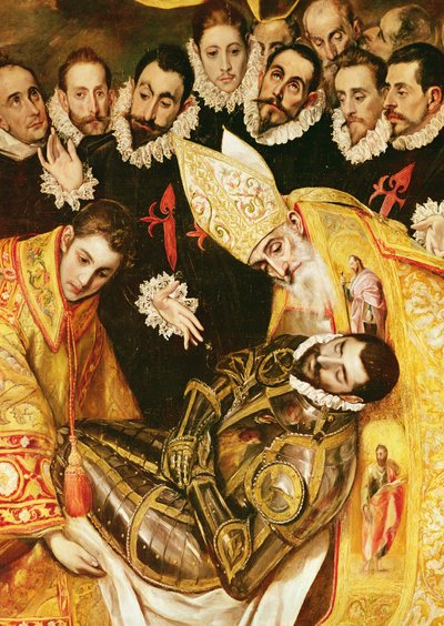 La sepoltura del conte Orgaz (dettaglio) da El Greco