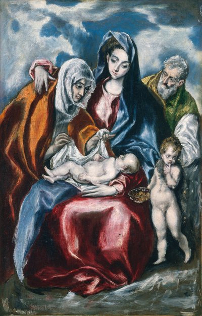 La Sacra Famiglia con Sant