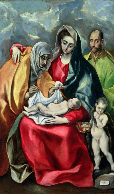 La Sacra Famiglia con Sant