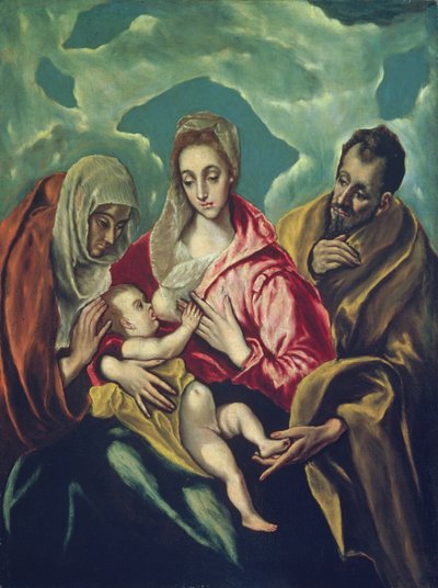 La Sacra Famiglia con Sant