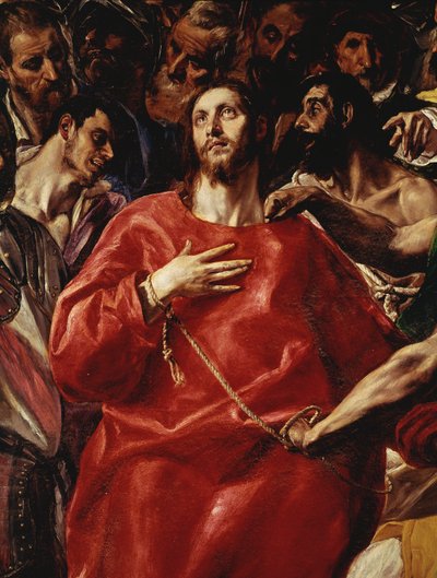 La spoliazione di Cristo (dettaglio) da El Greco