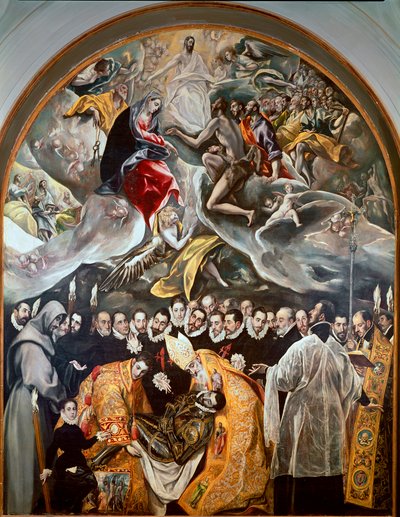 Il funerale del conte di Orgaz (dettaglio) da El Greco