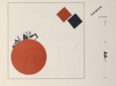 Su due quadrati, 1922 da Eliezer Markowich Lissitzky
