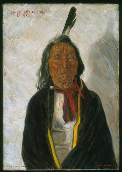 Capo Red Cloud da Elbridge Ayer Burbank