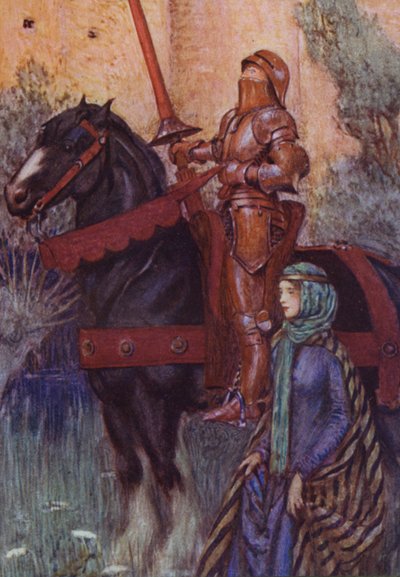 Illustrazione per Idylls Of The King di Alfred Lord Tennyson da Eleanor Fortescue Brickdale