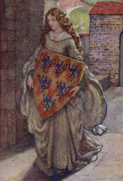 Illustrazione per Idylls Of The King di Alfred Lord Tennyson da Eleanor Fortescue Brickdale