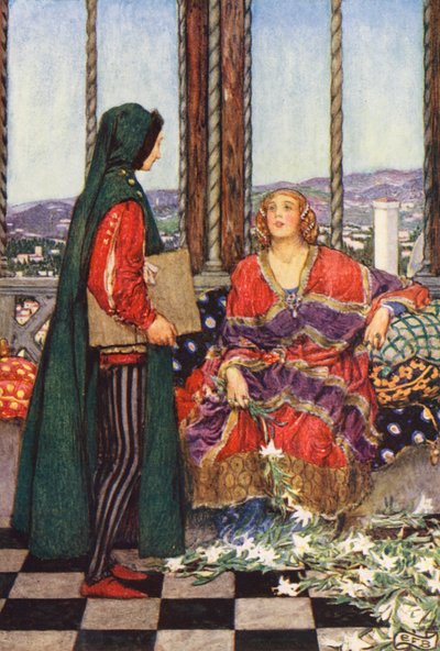 Illustrazione per La raccolta di Fratello Hilarius di Michael Fairless da Eleanor Fortescue Brickdale