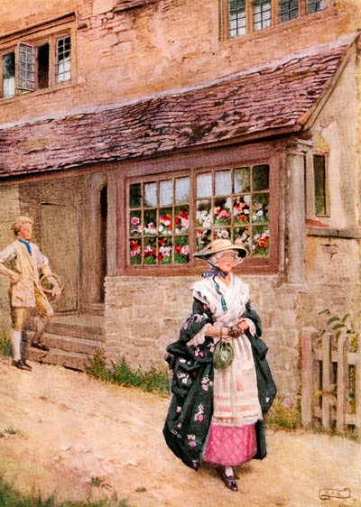 Illustrazione per la poesia O Saw Ye Bonnie Lesley di Burns, dal libro 