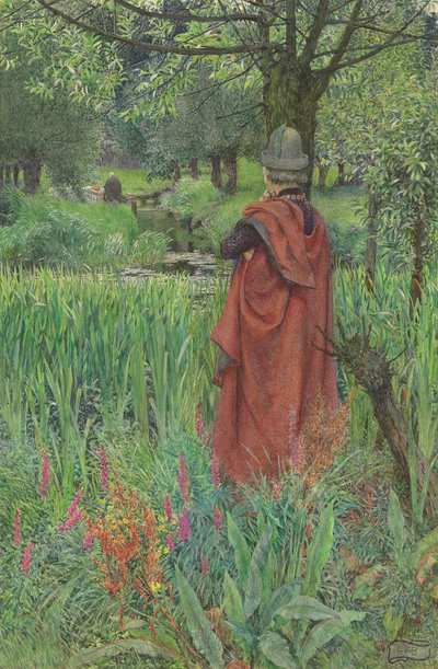 Lancillotto ed Elaine: Addio, bella gigliola da Eleanor Fortescue Brickdale