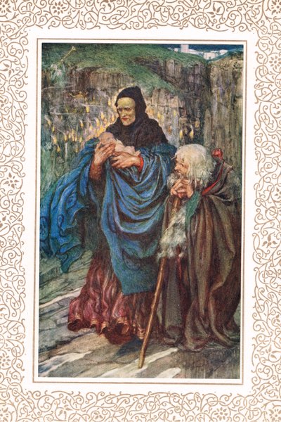 Il piccolo Artù è trovato..., illustrazione da 