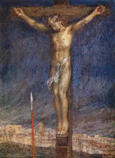 Il trionfo del re, "È finito" da Eleanor Fortescue Brickdale