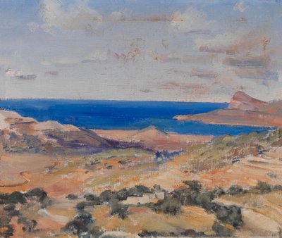 Riva con mare blu da Eleanor Harris